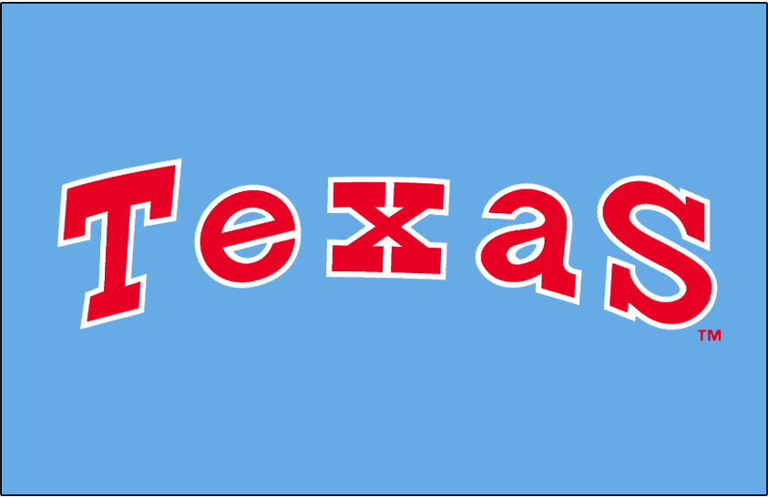 Texas Rangers 1976-1982 Jersey Logo t shirts DIY iron ons